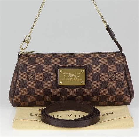 louis vuitton bags damier ebene canvas|louis vuitton eva damier.